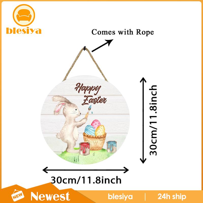 [Blesiya] Móc Treo Cửa Họa Tiết Thỏ Phục Sinh Trang Trí Nhà Cửa