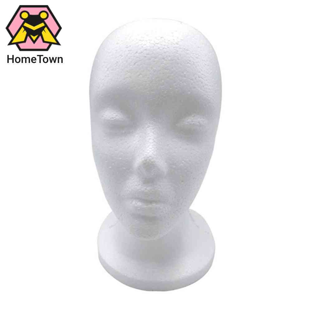 Mô Hình Đầu Ma Nơ Canh Nữ Bằng Xốp Dùng Trưng Bày Tóc Giả / Mắt Kính