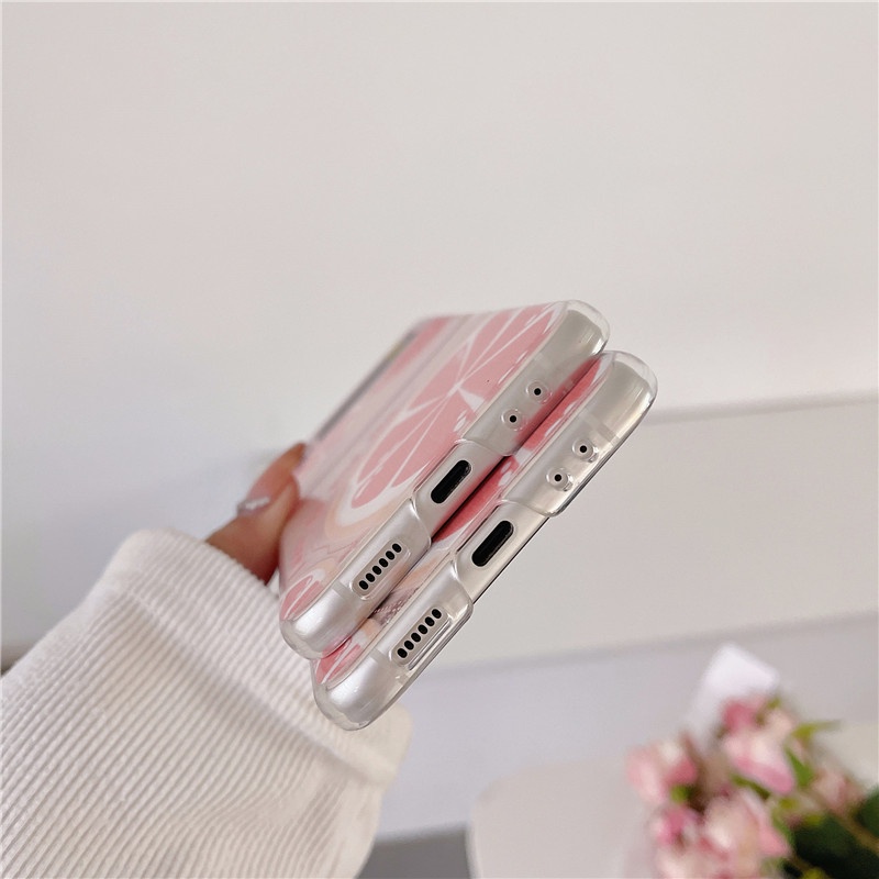 Ốp Điện Thoại Nhựa PC Cứng Chống Sốc Hình Lát Chanh Cho Samsung Galaxy Z Flip 3 4 5G Samsung Galaxy Z Flip 4