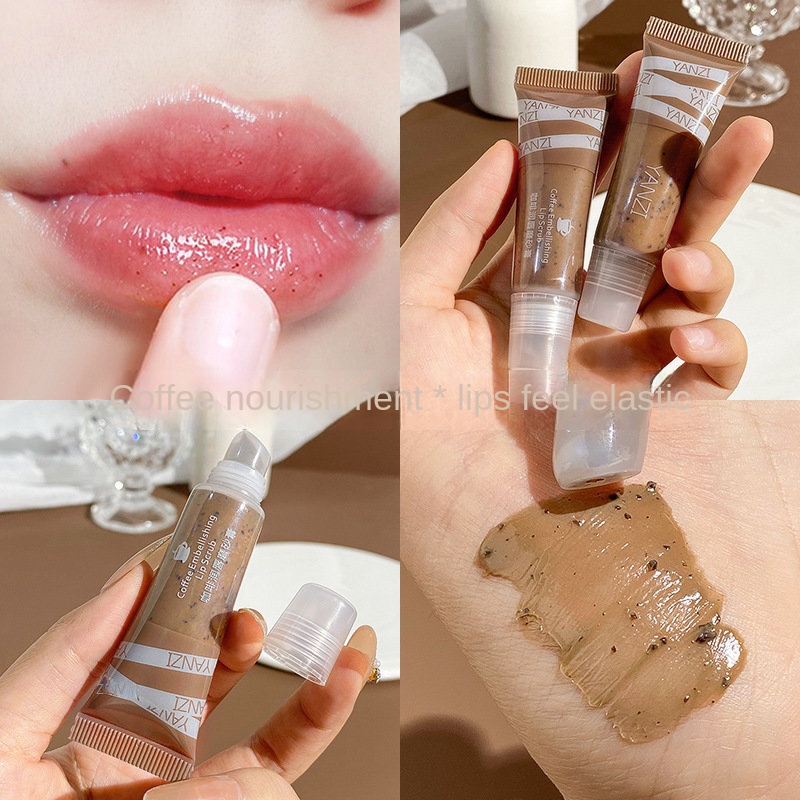 Son Dưỡng Môi Chiết Xuất Cà Phê Tẩy Tế Bào Chết Dưỡng Ẩm Làm Sáng Màu Môi