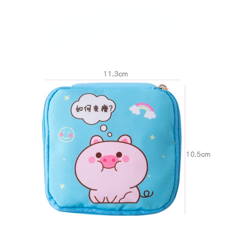 Túi Đựng Mỹ Phẩm Cỡ Lớn In Hoạt Hình Dễ Thương
