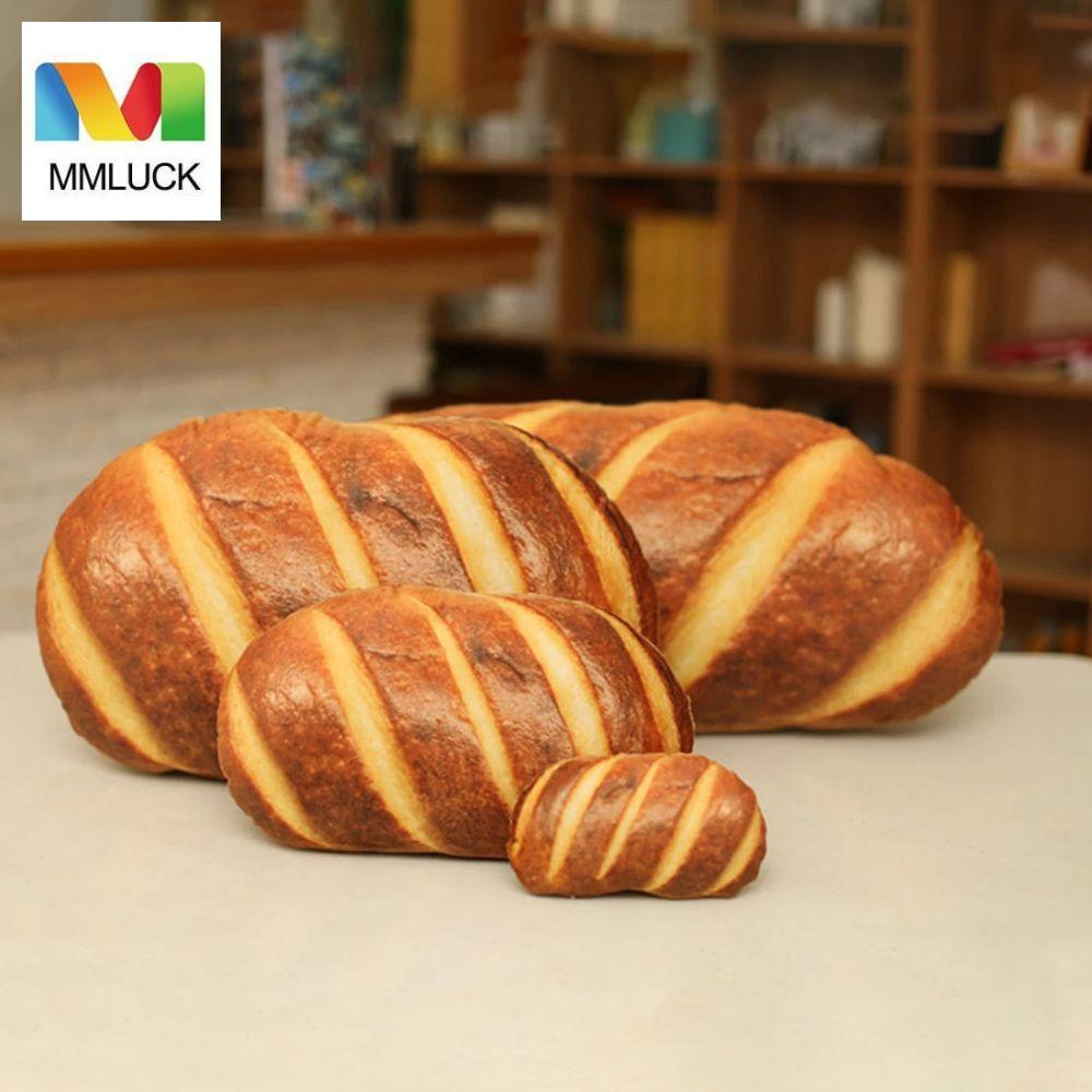 Gối Nhồi Bông Hình Bánh Mì / Bơ Mềm Mại Trang Trí Nhà Cửa