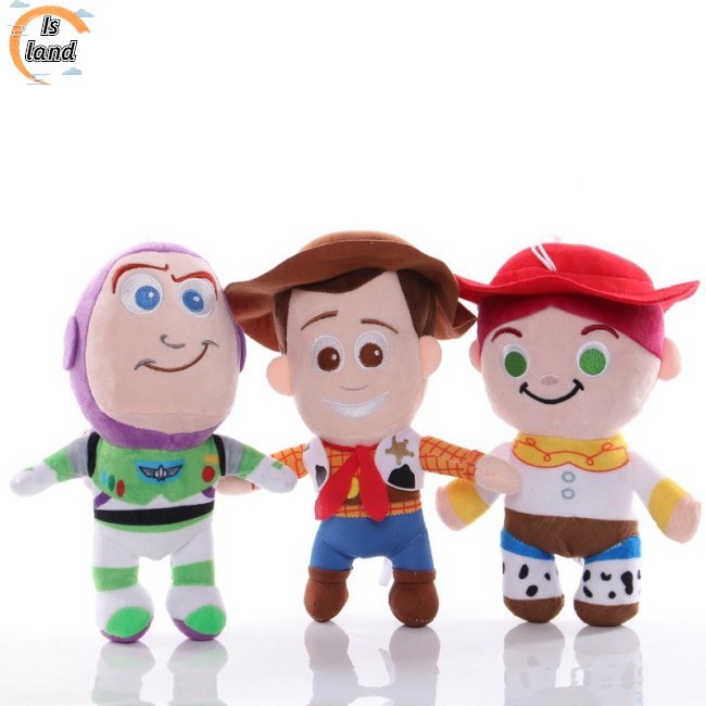 Đồ Chơi Nhồi Bông Mềm Hình Woody &amp; Buzz Lightyear Trong Phim Toy Story 4 15-25cm
