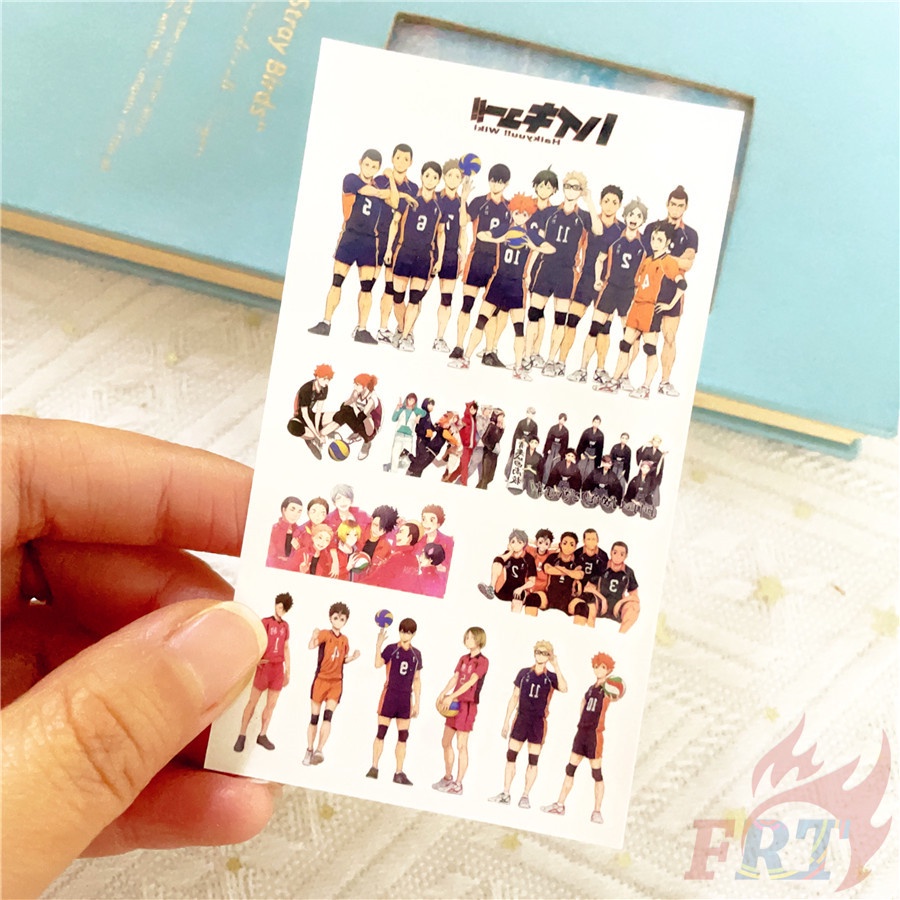 ❣️1 Tấm Anime Haikyuu!! Hình Xăm Dán Tạm Thời Mini Series 02❣️ Hình Xăm Dán Chống Thấm Nước Quyến Rũ
