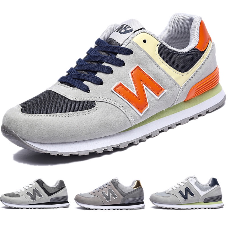 Giày Thể Thao Lưới Thoáng Khí Hình Chữ N Thời Trang Cho Nam