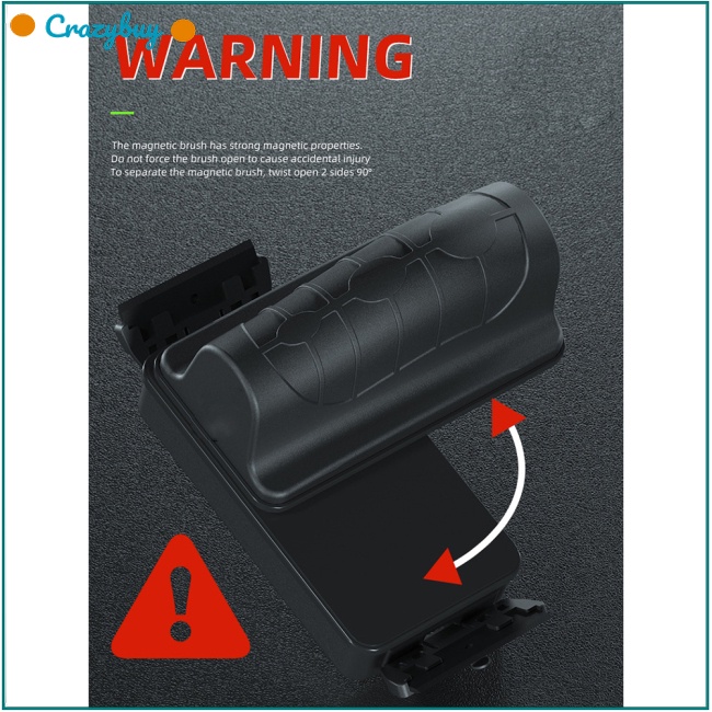 Cr Bàn Chải Vệ Sinh Kính Bể Cá Hai Mặt Từ Tính Tiện Dụng