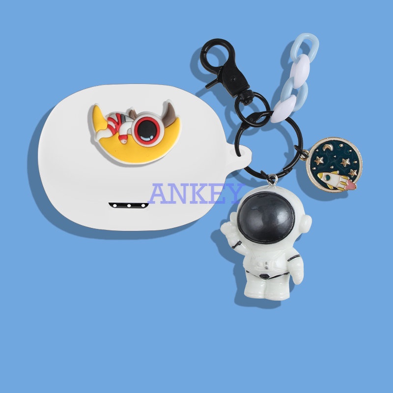 Anker Soundcore Life Note 3s / Note 3 / Note E Earphone Silicone Case Earbuds Black Pikachu Waterproof Shockproof Soft Protective Headphone Cover Headset Skin with Hook