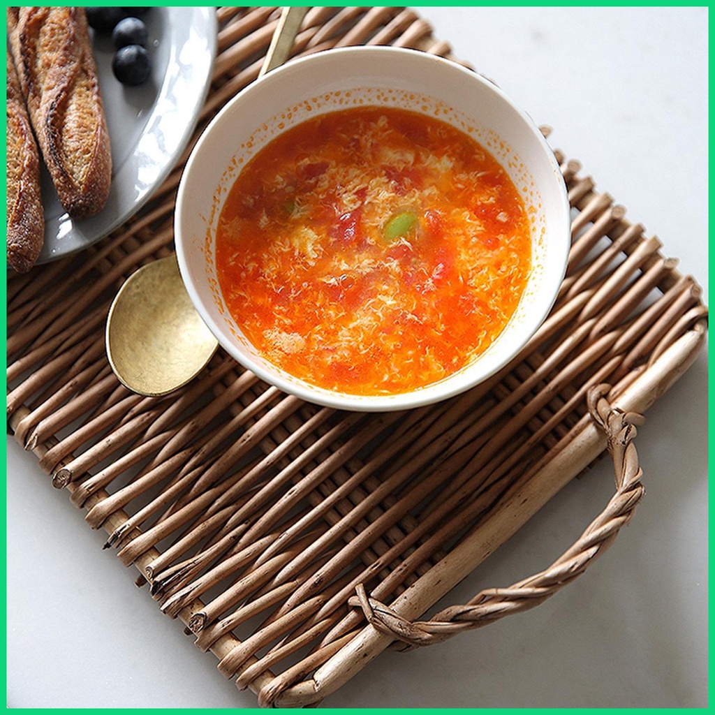 Khay Phục Vụ Cà Phê / Bánh Mì / Trái Cây Bằng Vải Dệt Tay Tự Nhiên