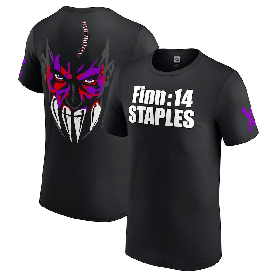 Nam Fanatics Black WWE WrestleMania 39 Edge vs. Áo Thun In Hình Finn Balor Finn Blor 14 Cánh Thời Trang Cá Tính