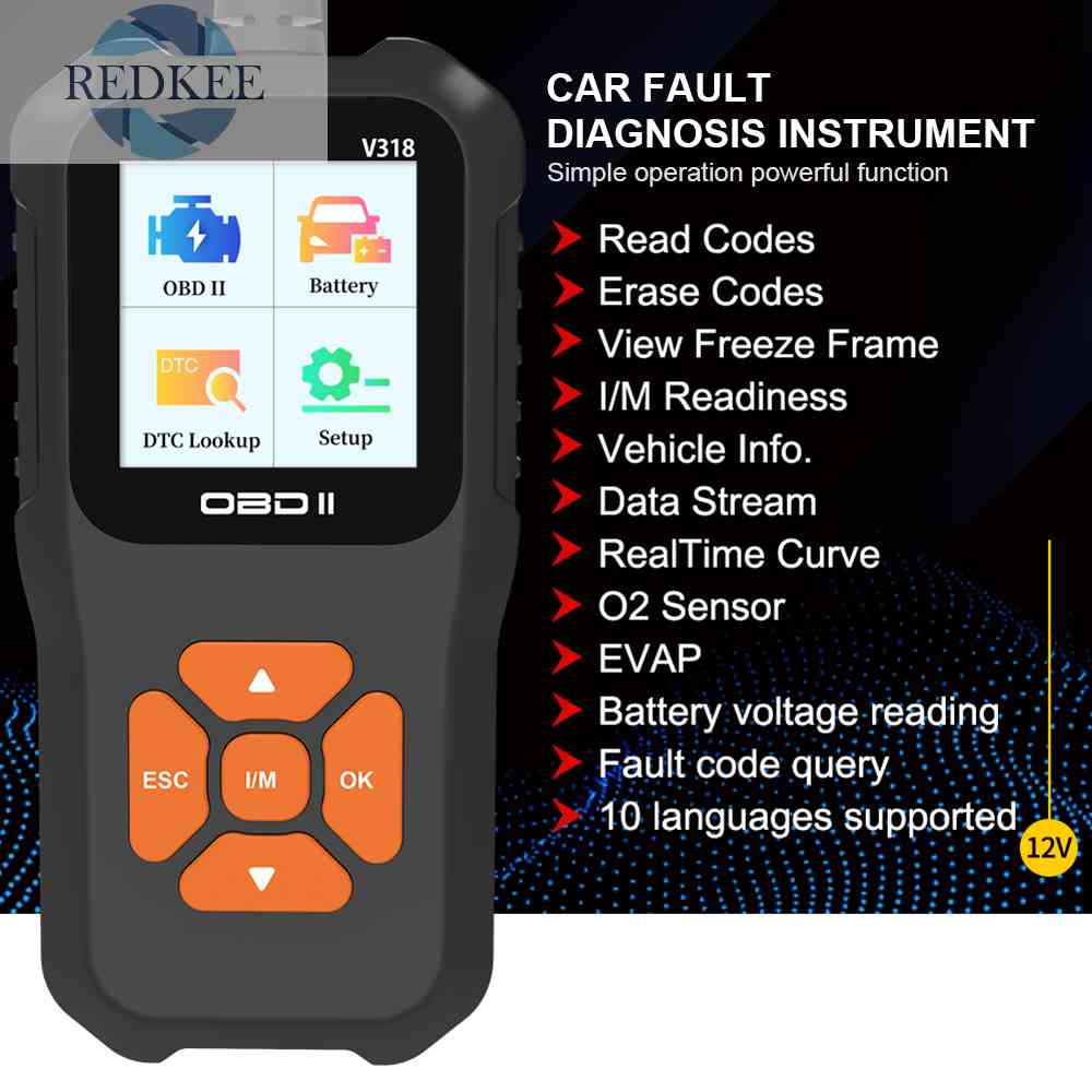 Máy Quét Kiểm Tra Xe Hơi ABS Với Màn Hình Màu