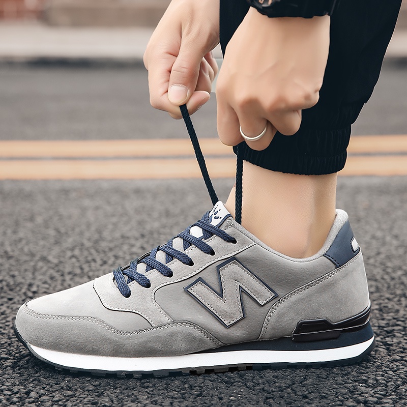 Giày Thể Thao Chạy Bộ Đệm Khí Chống Trượt / Mòn / Trượt Hình Chữ N Thời Trang Cho Nam Và Nữ