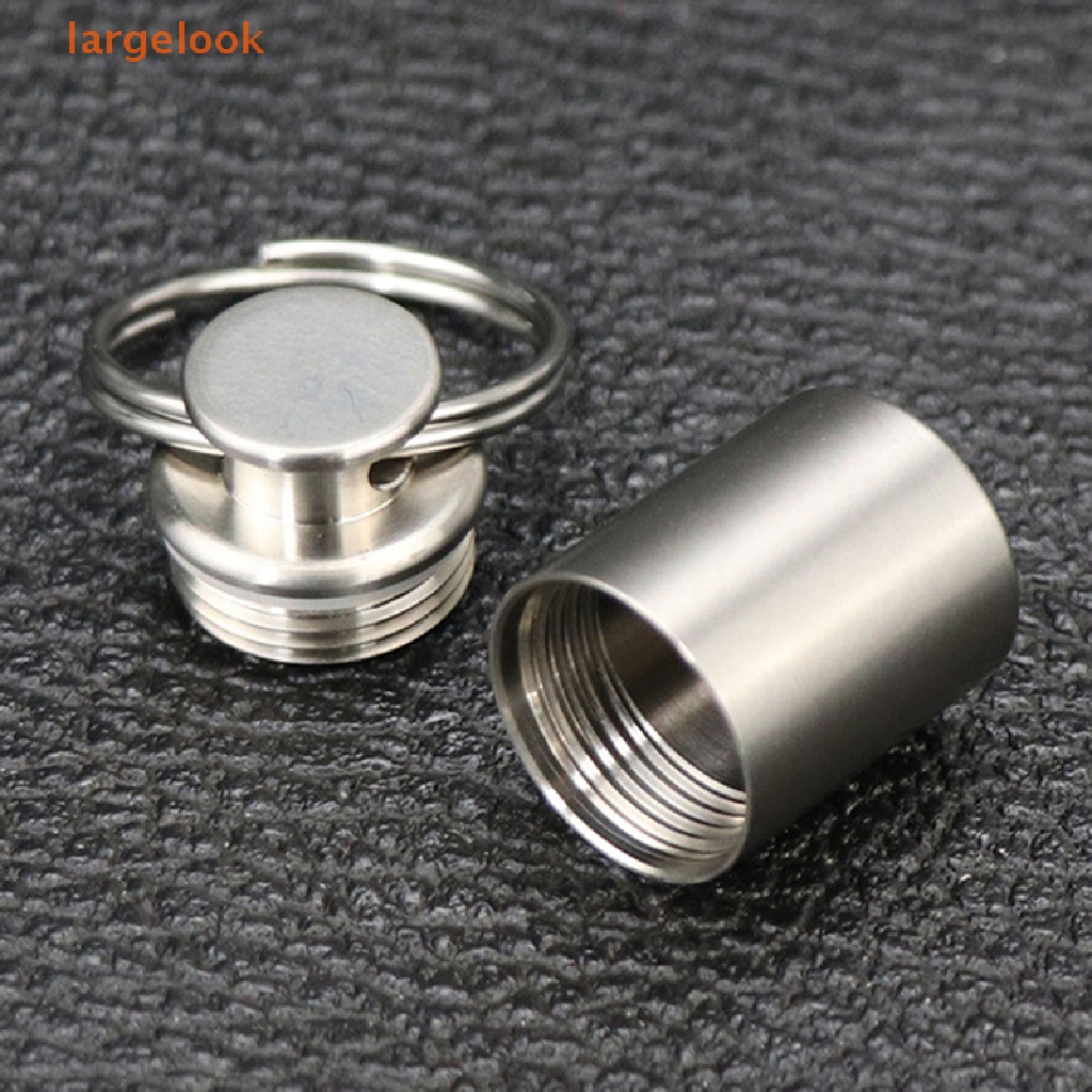 1 Bình Đựng Nước Bằng Titan Nguyên Chất Chống Thấm Nước Thiết Kế Nhỏ Gọn Tiện Dụng