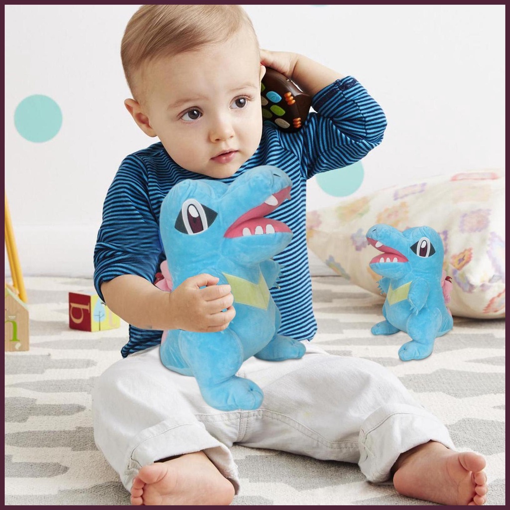 Đồ chơi nhồi bông Hình Cá Sấu Hoạt Hình Cho Bé