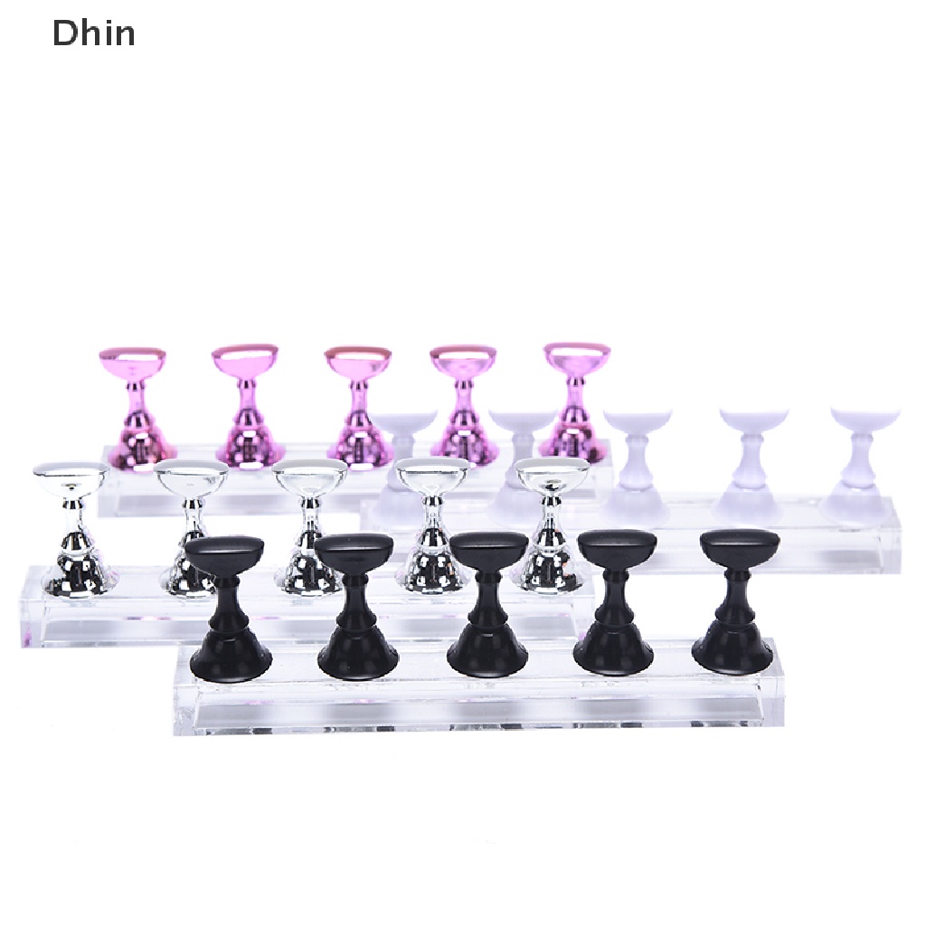 1 Bộ Giá Đỡ Trưng Bày Móng Tay Bằng Acrylic Pha Lê