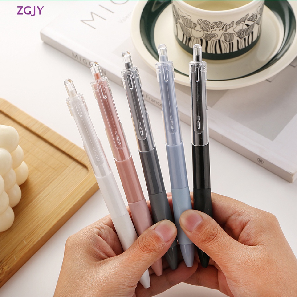 Bút Mực Gel Ngòi 0.5mm Có Thể Thu Gọn Tiện Dụng Cho Học Sinh / Văn Phòng Mới