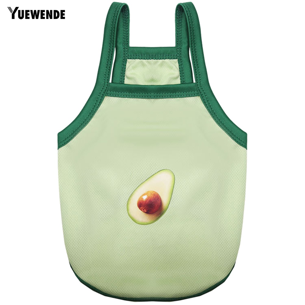 Áo Sát Nách Hình Quả Bơ / Khủng Long Dễ Thương Cho Thú Cưng