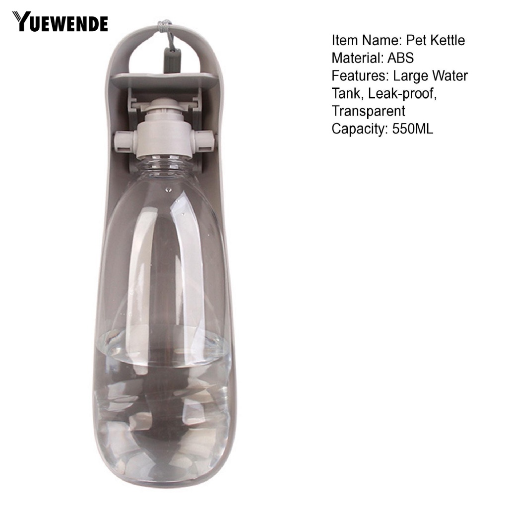 Bình Đựng Nước Trong Suốt Cho Thú Cưng Có Thể Gấp Gọn Tiện Dụng