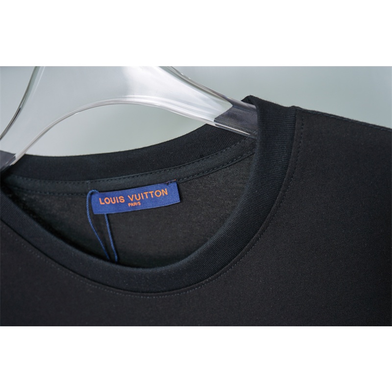 Áo Thun cotton Hai Sợi Tay Ngắn In Kỹ Thuật Số L55V Mới Cho Nam Và Nữ