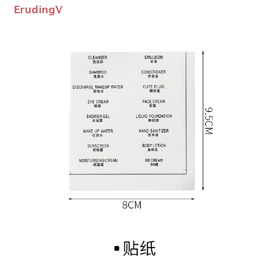 Set 5 Túi Đựng Mỹ Phẩm Dạng Lỏng Trong Suốt Nhỏ Gọn Tiện Lợi Dành Cho Đi Du Lịch