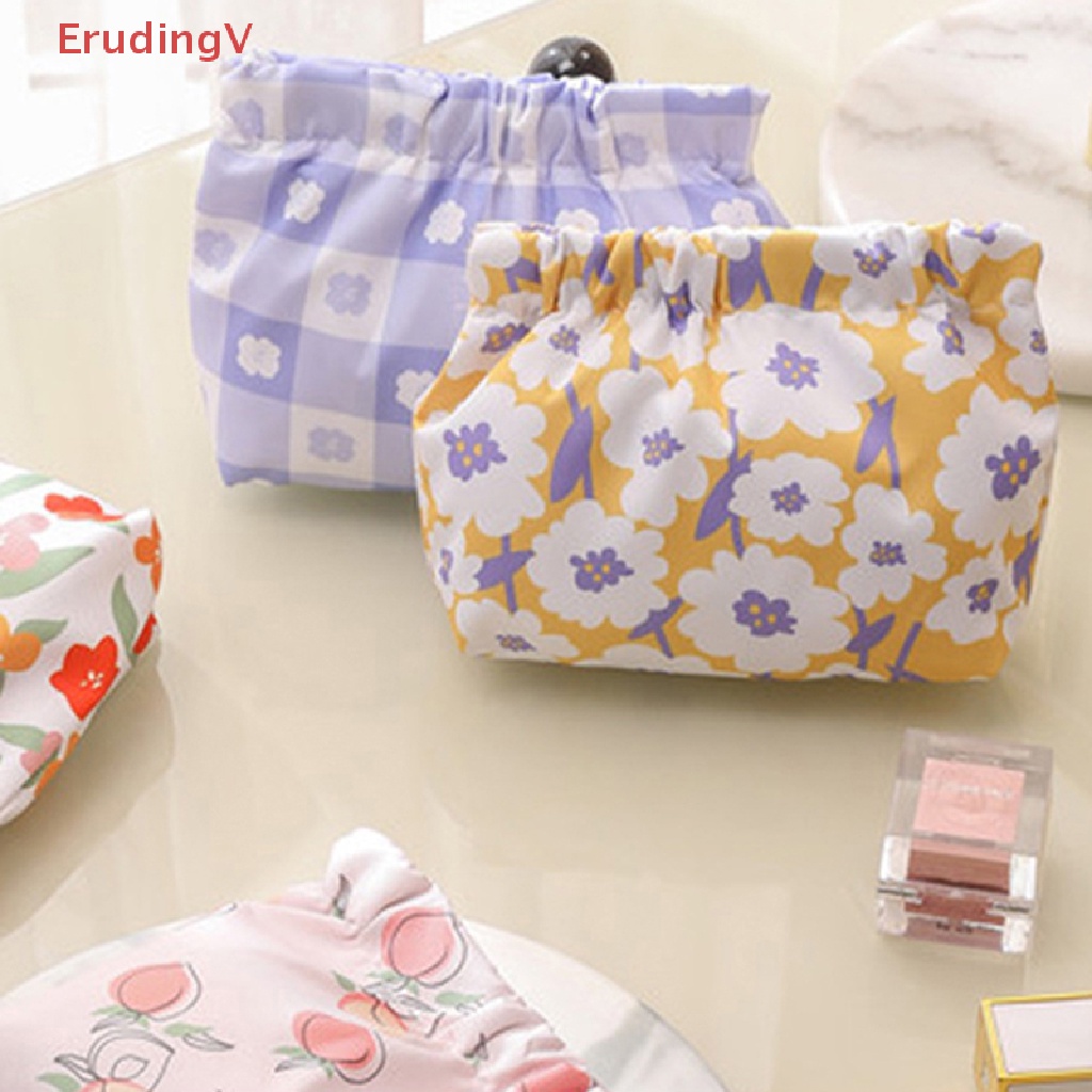 [ErudingV] Túi Đựng Mỹ Phẩm Thẻ Tai Nghe Thẻ Son Môi Tự Động Đóng Lại Được [Mới]