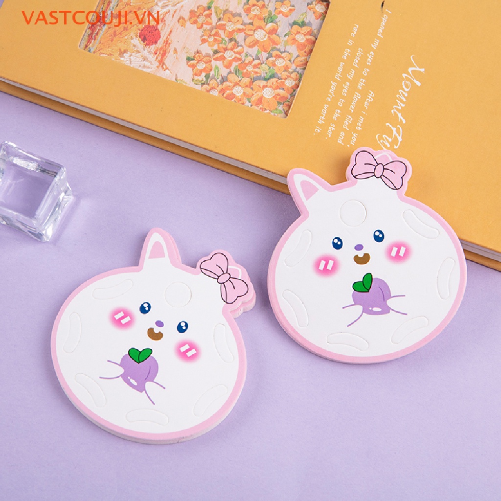 Set 50 Kẹp Tóc Mini Hình Thỏ / Cá Mập Bằng Giấy Dễ Thương