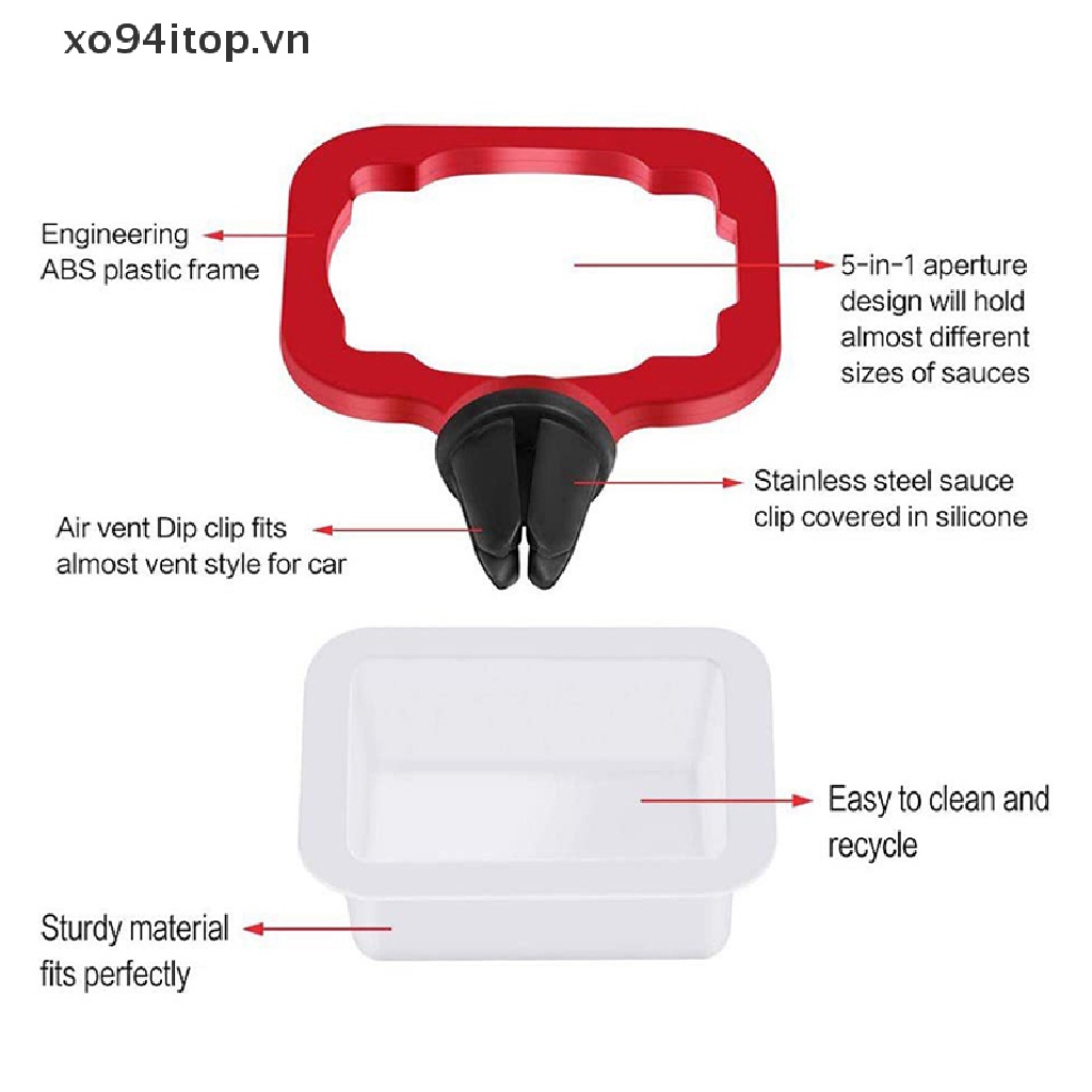 Giỏ Đựng Khoai Tây Chiên / Kẹp Giữ Tiện Dụng Dành Cho Ô Tô