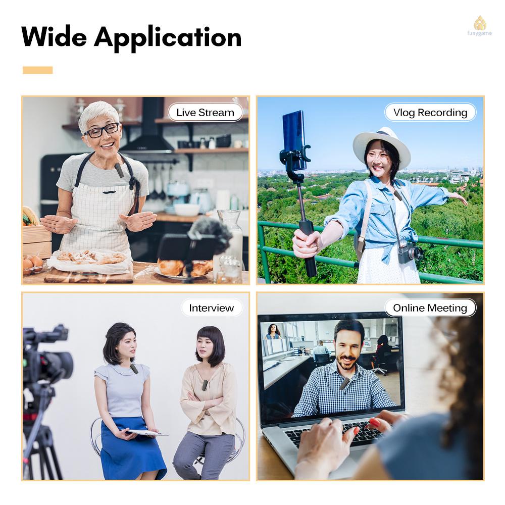 Hệ Thống Micro Mini Kèm Kẹp Chống Ồn Thông Minh Đa Hướng Kèm Hộp Sạc Thay Thế Chuyên Dụng Cho Điện Thoại iOS Android