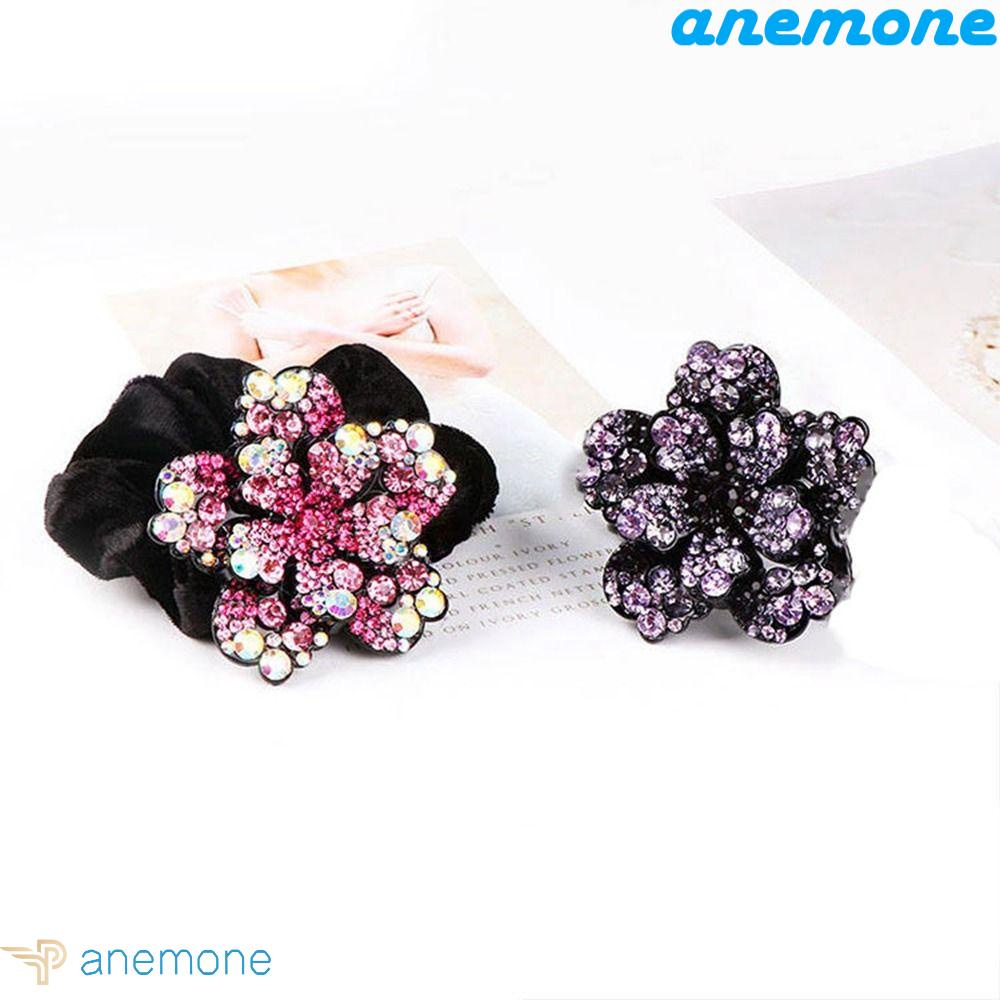 Dây Cột Tóc Cao Su Bản Lớn In Họa Tiết Hoa Phong Cách Hàn Quốc Cổ Điển