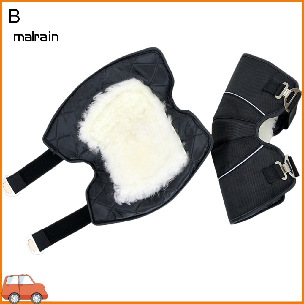 1 Cặp Đệm Bảo Vệ Đầu Gối Giữ Ấm Chống Gió Có Thể Điều Chỉnh Dùng Khi Lái Xe Máy