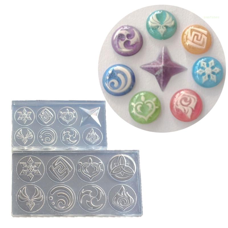 Khuôn Silicon Làm Đồ Trang Sức Bằng Resin Hình Viên Đá Yuansu