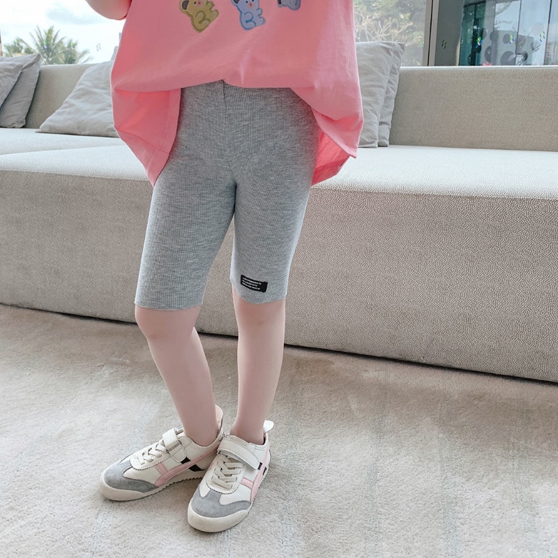 Quần Short Mỏng Màu Trơn Hình Cây Kem Thời Trang Mùa Hè Hàn Quốc 2023 Mới Cho Bé Gái