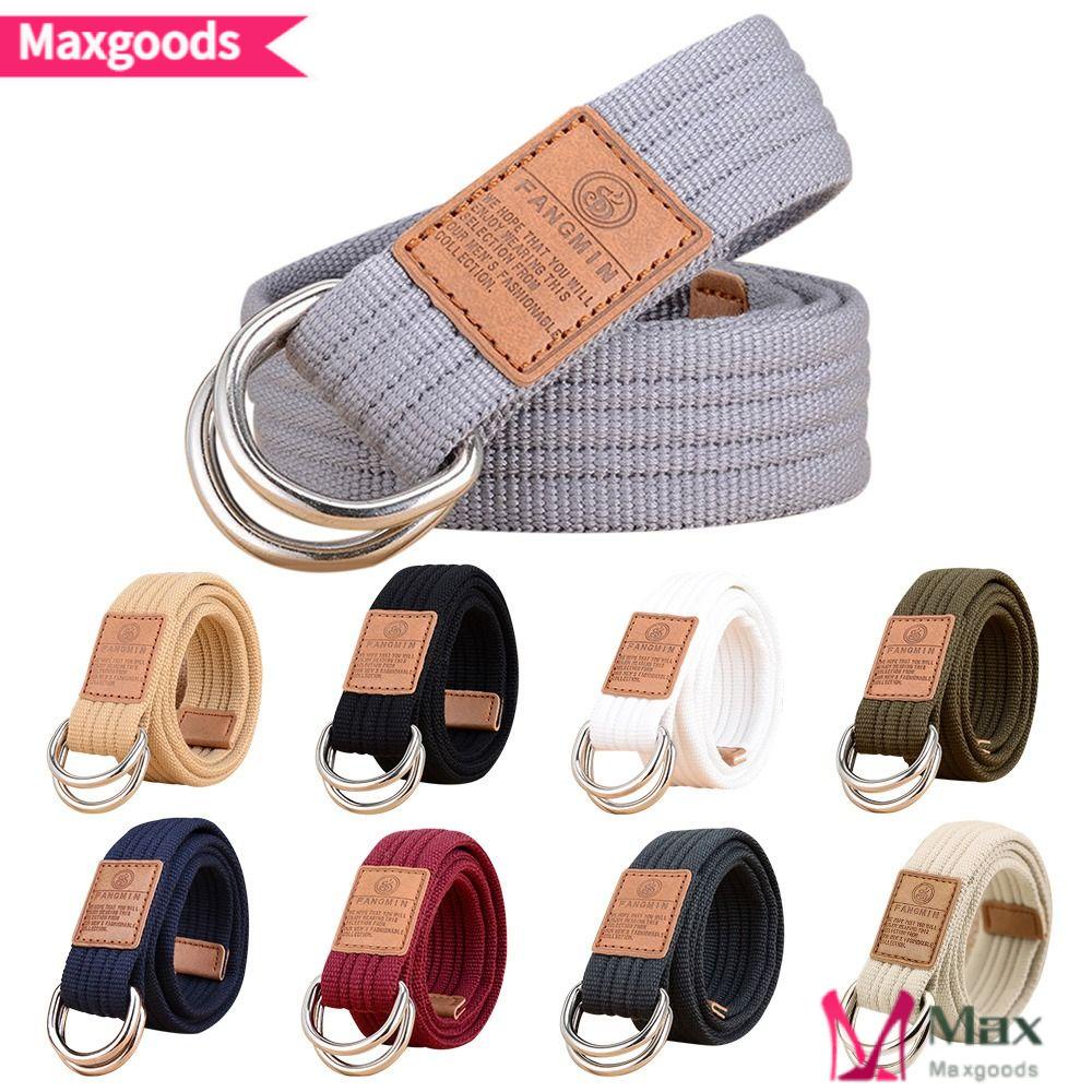 Thắt Lưng Bện Nylon MAXG Giản Dị|Dây Thắt Lưng Dệt Có Khóa Kiểu Dáng Đơn Giản