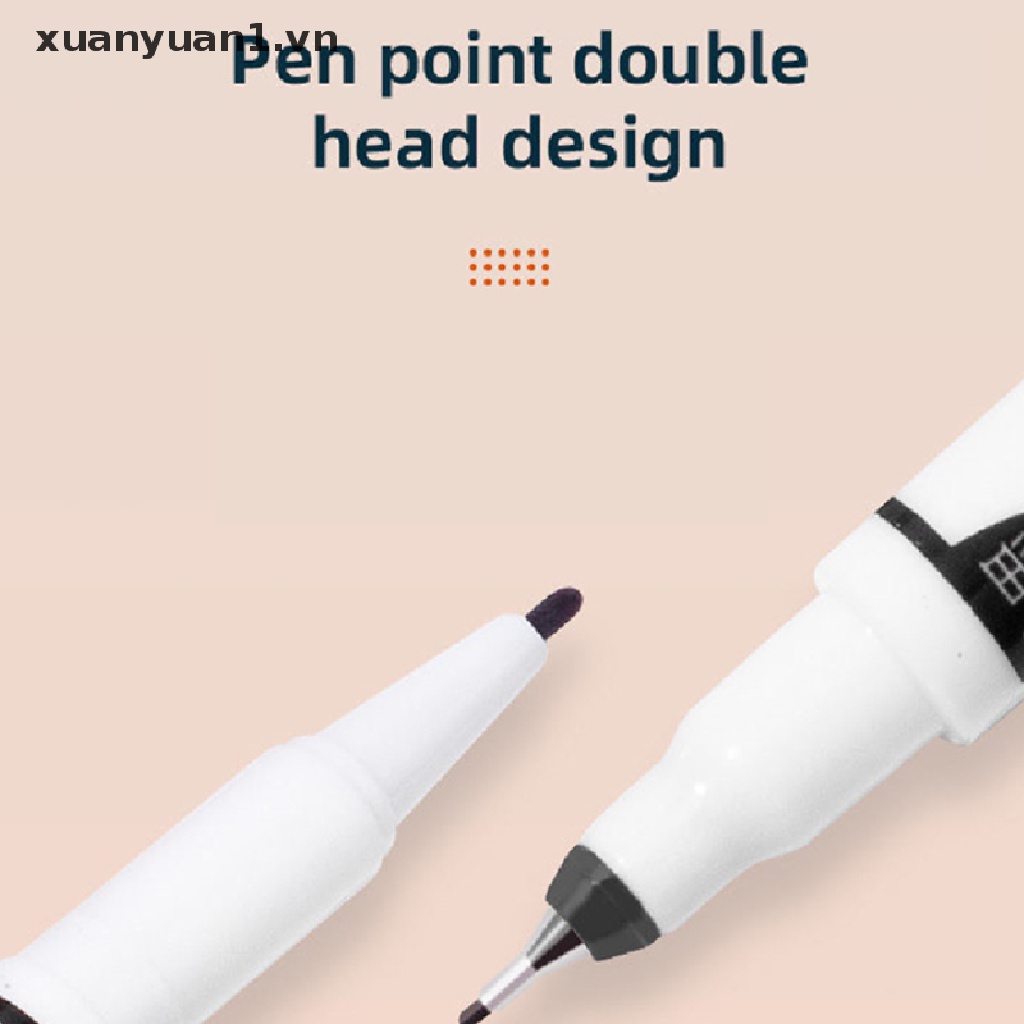 Set 10 Bút Lông Hai Đầu Chống Thấm Nước Và Dầu Tiện Dụng