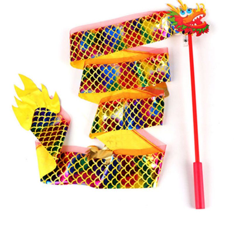 Đồ Chơi Rồng Vàng Dây Nhảy Múa Màu Sắc Phát Sáng Độc Đáo