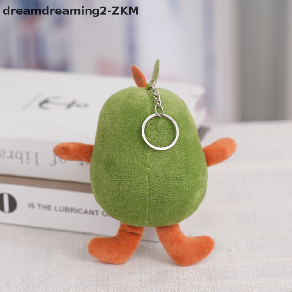 [Dreaming] Móc Khóa Đồ Chơi Nhồi Bông Hình Quả Bơ Hoạt Hình Dễ Thương Làm Quà Tặng Trang Trí Ba Lô [zkm]