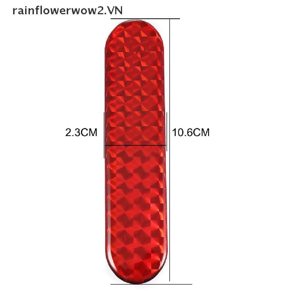 1 Cặp Miếng Dán Phản Quang Cảnh Báo An Toàn Cho Cửa Xe Hơi Xe Máy