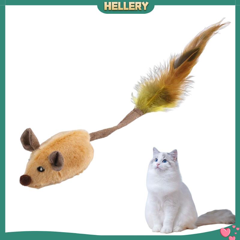 Đồ Chơi Chuột Giả Phát Ra Tiếng Kêu Tương Tác Với Mèo