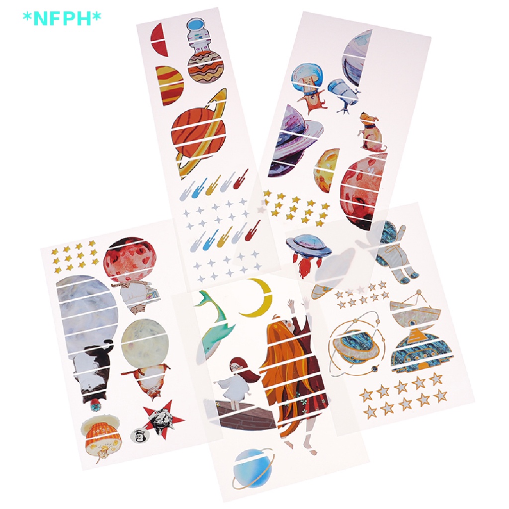 Miếng Dán Trang Trí Đàn Guitar Bass Họa Tiết Không Gian DIY Mới Áo Thun Thiết Kế Mới Năng Động Thời Trang