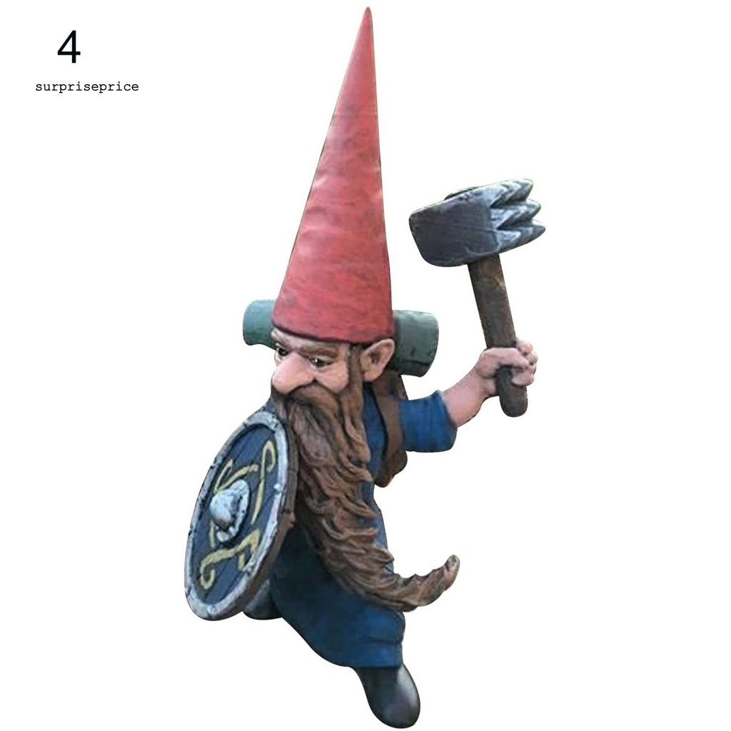 Mô Hình Bức Tượng Râu Dài Di Động Cho Sân Vườn Ngoài Trời