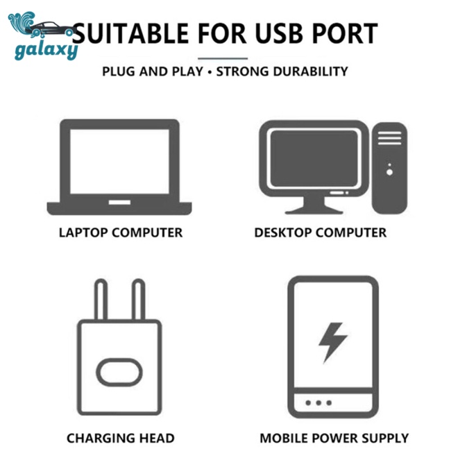 Galaxy Đèn Led Đọc Sách Mini 5v1a Tiết Kiệm Năng Lượng