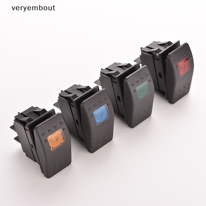 Công Tắc Đèn LED 12V 20A Chống Thấm Nước Chuyên Dụng Cho Xe Hơi / Tàu Thuyền