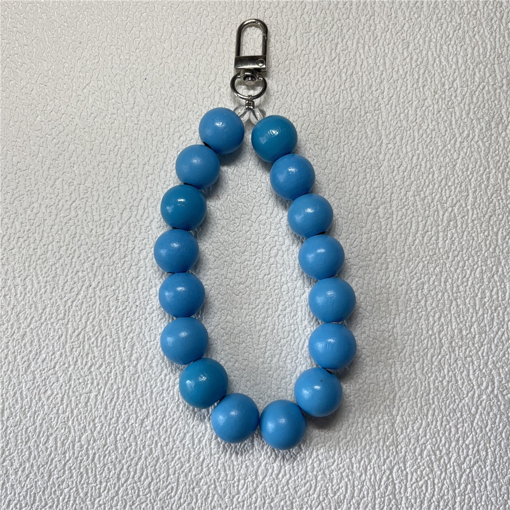 Dây Gắn Điện Thoại Di Động Dạng Chuỗi Hạt Acrylic Mềm Nhiều Màu Chống Thất Lạc