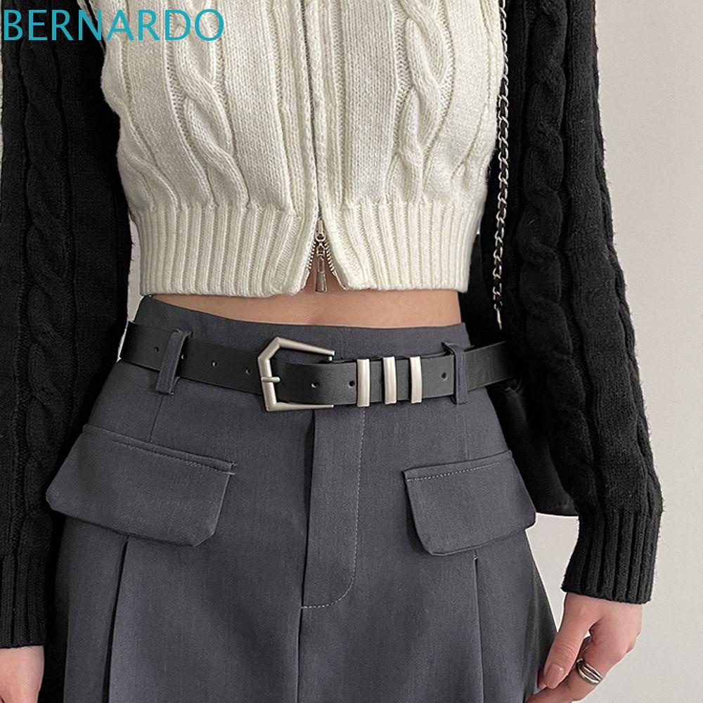 Thắt Lưng Da PU Khóa Kim Loại Thời Trang Hàn Quốc Y2k