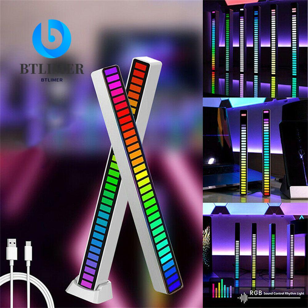 BTLIMER Đèn Cảm Biến Âm Thanh Ánh Sáng Để Bàn Trang Trí Nội Thất Xe Hơi