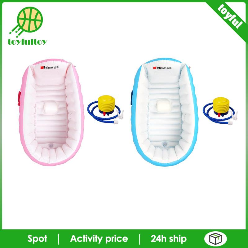 Bể bơi Bơm Hơi Bằng PVC Có Thể Gấp Gọn Cho Bé 1 2 3 Tuổi