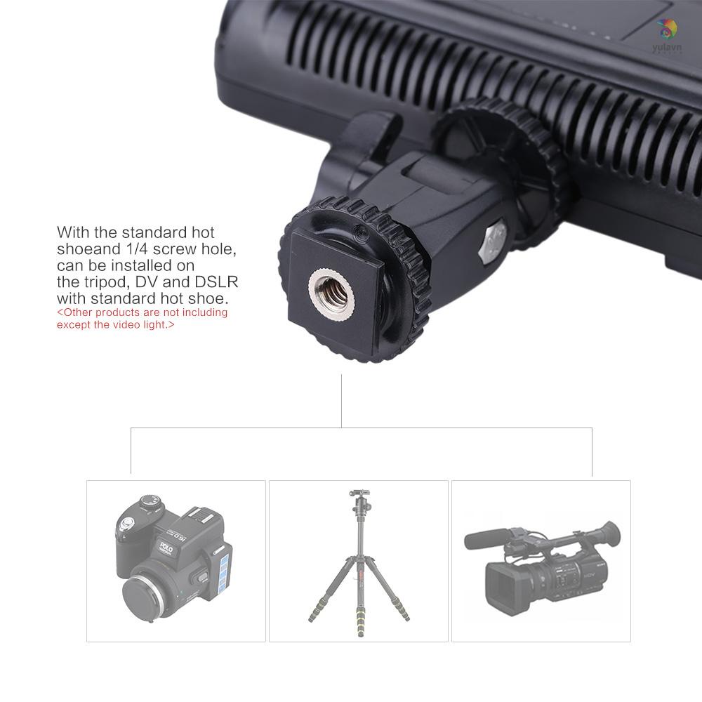 Bảng Đèn Led 176 Bóng 5600K Hỗ Trợ Chụp Ảnh Cho Cannon Pentax Olympus Camcorder DSLR