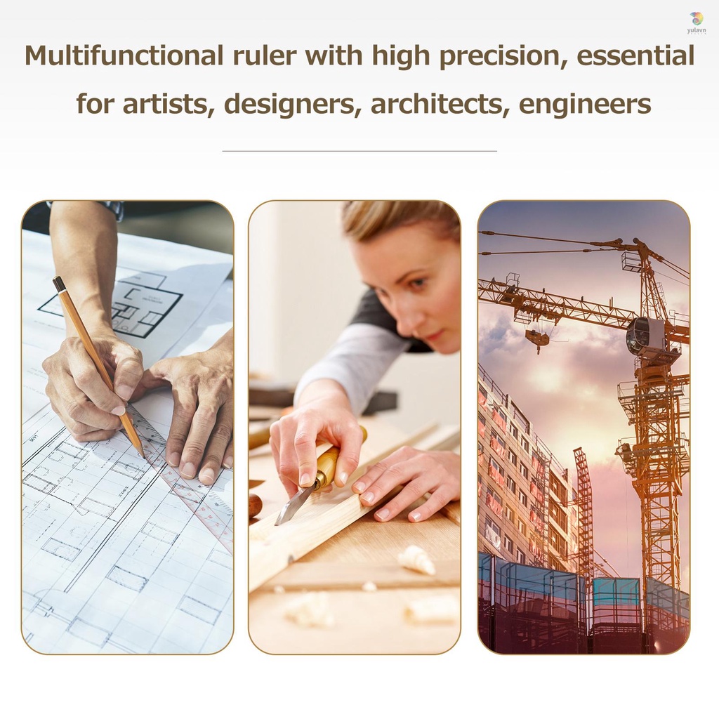 Thước Đo Góc Vuông / Cân Bằng Thép Không Gỉ Độ Chính Xác Cao Đa Năng