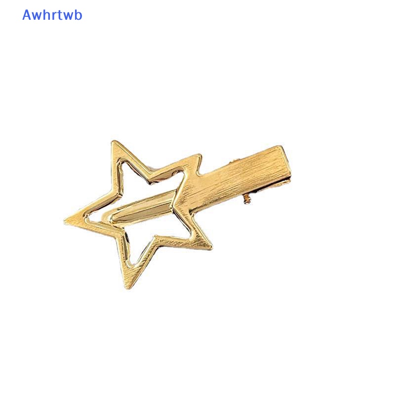 Kẹp Tóc Hình Ngôi Sao Nhiều Màu Sắc Lấp Lánh Bằng Hợp Kim Dễ Thương Cho Bé Gái Mới