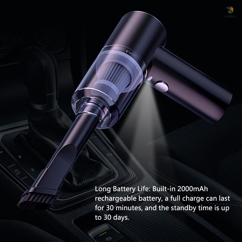 Máy Hút Bụi Cầm Tay Công Suất Cao Không Dây Có Thể Sạc Lại Kèm Bộ Lọc Nước Tiện Dụng