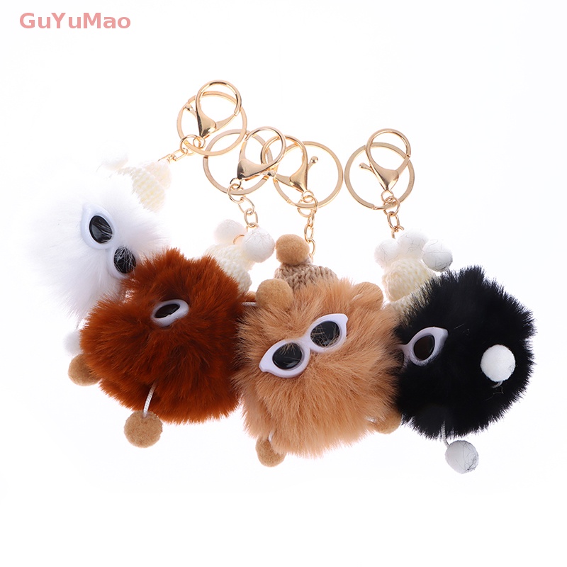 [cxGUYU] Móc Khóa Bóng Lông Thỏ Dễ Thương Cho Nữ